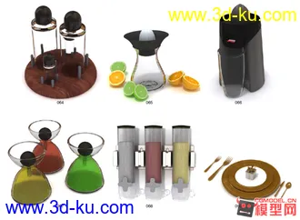 3D打印模型食品餐具的图片