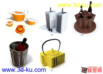 3D打印模型食品餐具的图片