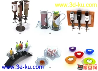 3D打印模型食品餐具的图片