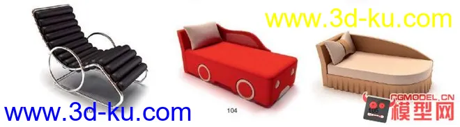 时尚沙发椅子模型的图片11