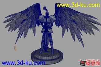 3D打印模型审判天使白模  呃  不是很好 勿喷的图片