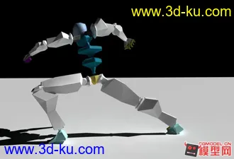 3D打印模型今天做的一个动作练习，感觉还不错，喜欢的拿去研究研究的图片