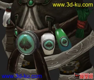 3D打印模型魔兽世界熊猫人的图片