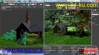 3D打印模型自己做的房子。的图片