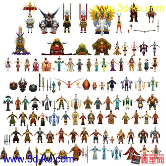3D打印模型幽兰圣灵一套来啦的图片