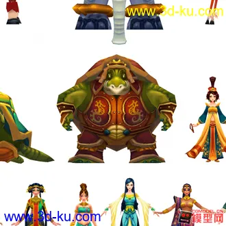 3D打印模型幽兰圣灵一套来啦的图片