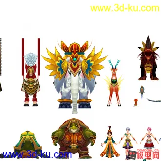 3D打印模型幽兰圣灵一套来啦的图片