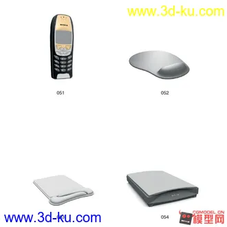 3D打印模型电脑+周边产品的图片