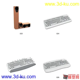 3D打印模型电脑+周边产品的图片