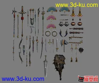 3D打印模型武器集合ll的图片