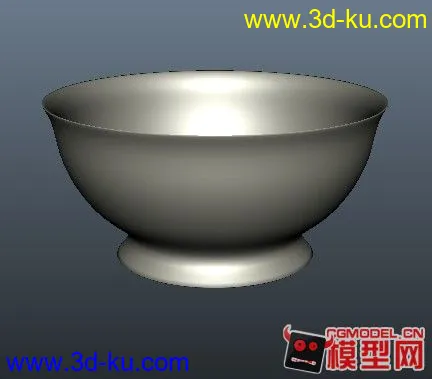 3d碗 maya模型下载的图片1
