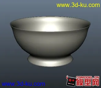 3d碗 maya模型下载的图片