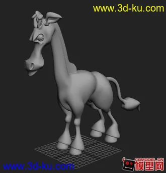 3D打印模型长颈鹿的图片