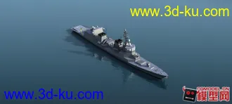 3D打印模型秋月级驱逐舰的图片