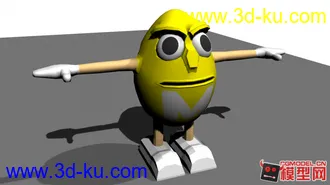 M&M 黃色巧克力 模型的图片