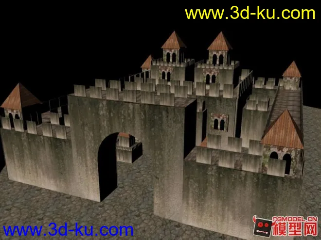 自己做给自己用的城堡模型的图片1