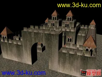3D打印模型自己做给自己用的城堡的图片