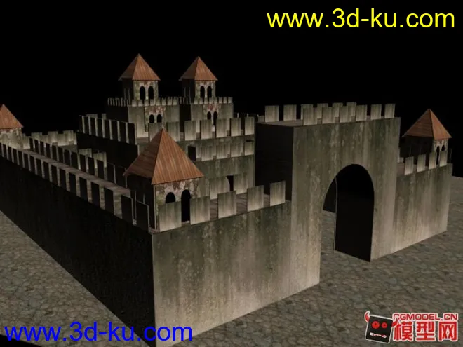 自己做给自己用的城堡模型的图片2