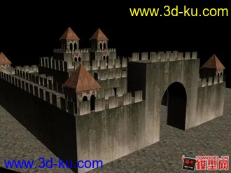 3D打印模型自己做给自己用的城堡的图片