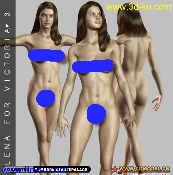 Elena morph女人体模型的图片1