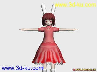 3D打印模型東方 兔子的图片