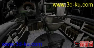 3D打印模型德国二战四号G型装甲车（内结构）的图片