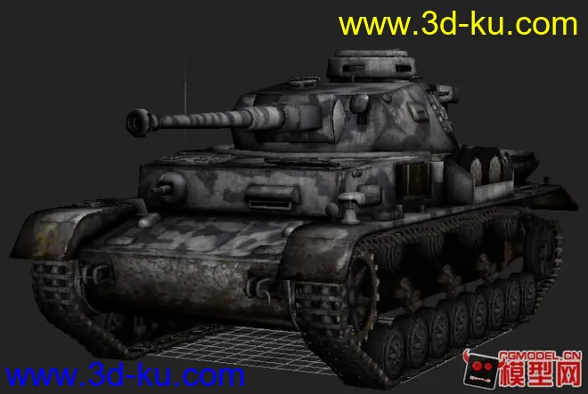 德国二战四号G型装甲车（内结构）模型的图片4