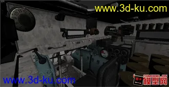 3D打印模型德国二战四号G型装甲车（内结构）的图片