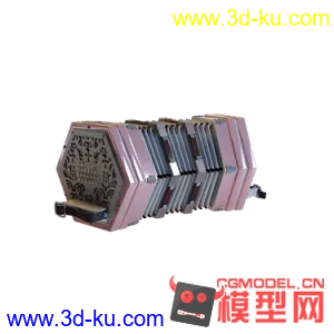 3D打印模型乐器手风琴下载的图片