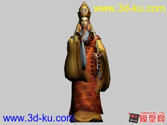 3D打印模型创世西游人物【金蝉子】！的图片