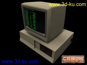 3D打印模型老式电脑的图片