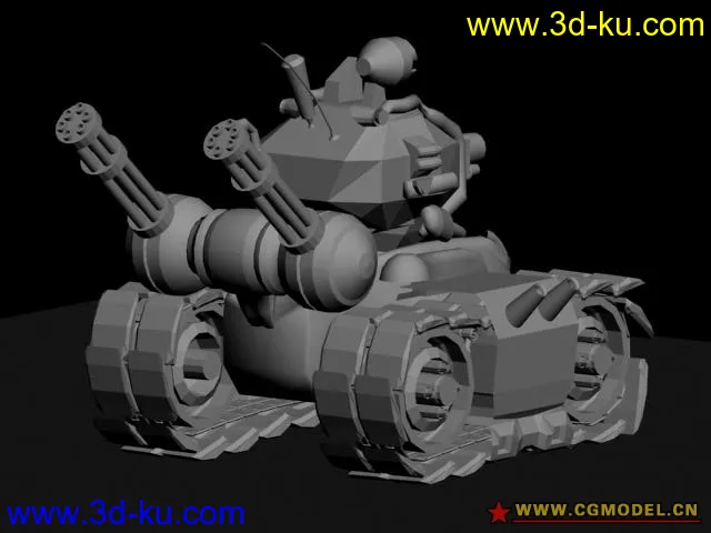 临摹合金弹头的小坦克（高模）模型的图片3
