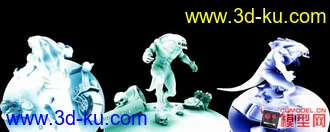 3D打印模型骷髅龙的图片