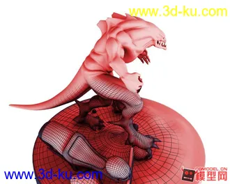 3D打印模型骷髅龙的图片