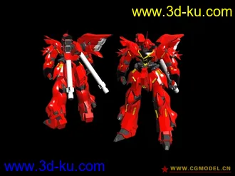 3D打印模型MSN-06S  SINANJU  VER.KA的图片