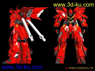 3D打印模型MSN-06S  SINANJU  VER.KA的图片