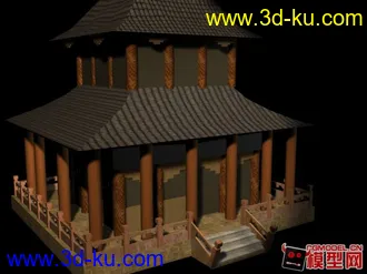 3D打印模型随便做的一个房子的图片