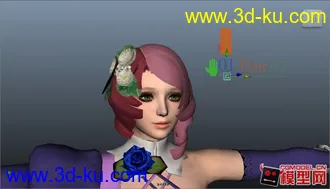 3D打印模型不精不发 Alisa HumanIK绑定 次级控制 可用Maya motionbuilder的图片