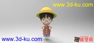 3D打印模型路飞的图片