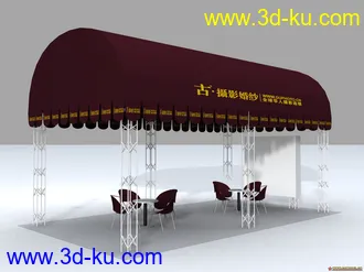 3D打印模型去年做的 古摄影户外棚的图片