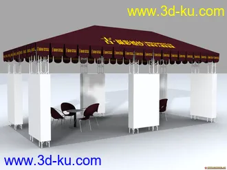 3D打印模型去年做的 古摄影户外棚的图片