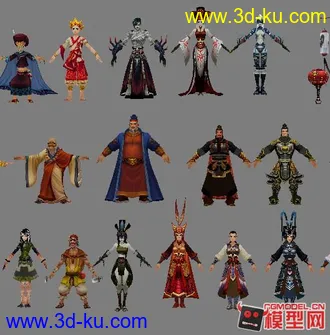 创世西游模型超全集合的图片