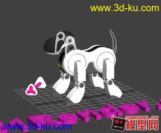 3D打印模型机器狗一个 很精致的图片