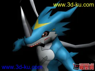 3D打印模型数码暴龙  V仔兽EX的图片
