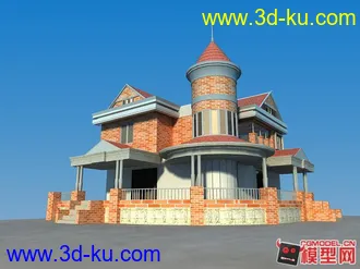 3D打印模型新手一别墅的图片