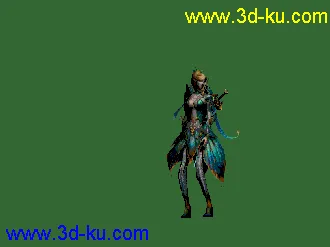 3D打印模型灵族使者 透胡贴图 舞蹈动画的图片