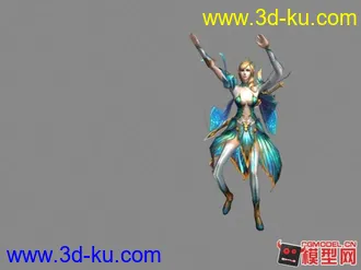 3D打印模型灵族使者 透胡贴图 舞蹈动画的图片