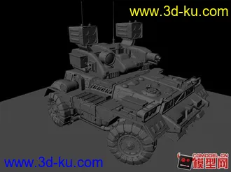 3D打印模型装甲车的图片