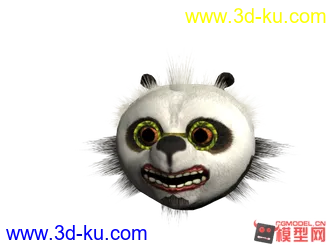 3D打印模型3d卡通熊猫的图片