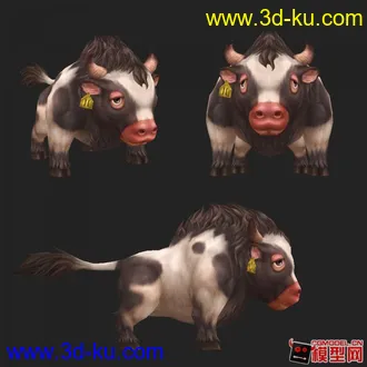 3D打印模型极品小奶牛的图片